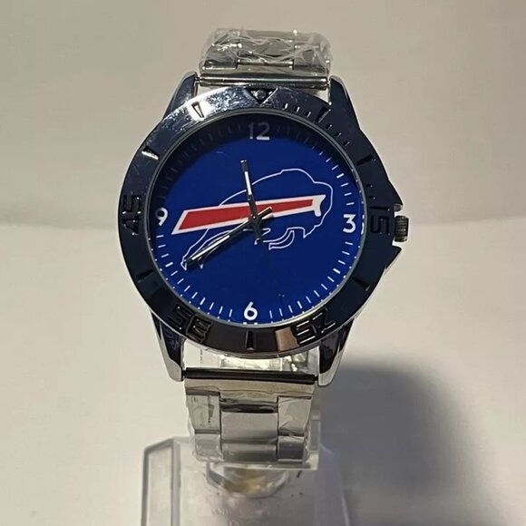 Buffalo Bills NFL Stainless-steel Watch NEW - Picture 1 of 6
